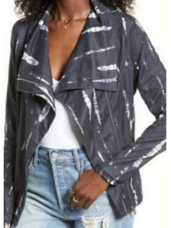 Blank NYC Jackets & Blazers - BLANKNYC Women’s S Tie Dye Faux Suede Drape Jacket